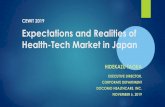 Expectations and Realities of Health-Tech Market in Japan · Social Security Cost Projectionin Japan 41% 45%. 49% (trillion JPY) Public. pension. Medical . service. Long-term. Care