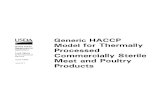 Table of Contents - ehaccp.org Generic HACCP... · 2018-04-09 · 12 steps (five preliminar y steps listed below and the seven principles from page 1) in developing a HACCP plant