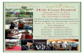 Holy Cross Festival · September 12 & 13, 2015 Sat. 12:00 PM to 10:00 PM Sun. 12:00 PM to 7:00 PM 2015 Fiesta Raffle Prizes: Grand Prize: $5,000 Visa Gift Card Second Prize: $3,000