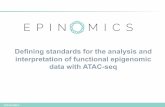 Defining standards for the analysis and interpretation of ......EPINOMICS 2 This image cannot currently be displayed. Epinomics was founded by the inventors of ATAC-seq which has 1000x