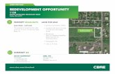 REDEVELOPMENT OPPORTUNITY - LoopNet · 2018-01-19 · suitability of the property for your needs. CBRE and the CBRE logo are service marks of CBRE, Inc. and/or its affiliated or related