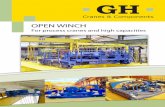 catalogo carros abiertos V02F...3 WHY AN OPEN WINCH? Open winch advantages: In general, open winches allow higher lifting capacities, higher speeds and higher FEM working groups. Possibility