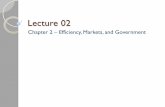 Lecture 02 - Weber State Universityfaculty.weber.edu/brandonkoford/ECON4520/Lecture02.pdf · Lecture 02 Chapter 2 – Efficiency, Markets, and Government . Positive vs. Normative