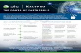 THE POWER OF PARTNERSHIP - Kalypso · Launch products more quickly and establish connectivity to improve quality and service capability Consumer Retail: Support everchanging market