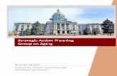 Strategic Action Planning Group on Aging · the challenges of aging. Goal 4: Coloradans are prepared for the challenges of caring for aging loved-ones and are able to do so without