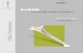 Tibia & Fibula KnifeLight AxSOS Locking Plate System ... · a bridging external fixator can aid indirect reduction. Fracture reduction of the articular surface should be confirmed