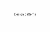 Design patterns - University of Chicago€¦ · What are design patterns • Solu%ons to speciﬁc problems in OO so3ware design • 23 paerns in 3 categories • Creaonal • Structural