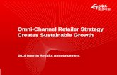 Omni-Channel Retailer Strategy Creates Sustainable Growth · Omni-Channel Strategic Implementation – IT Supply Chain Inventory Turnover Days Sustained Increase in Cash & Cash Equivalents