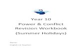 Year 10 Power & Conflict Revision Workbook (Summer ......Poem Title: The Emigree This is a poem about: The poem links to power and/or conflict because: The viewpoint in the poem is: