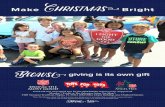 Make Christmas Bright - The Salvation Army Florida · Make Christmas Bright Food and new unwrapped toys for the 2019 holiday season can be dropped off Monday – Friday at The Salvation