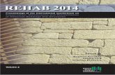 REHAB 2014 - Universidade do Minhoctac.uminho.pt/sites/default/files/biblio/1964... · Foreword REHAB 2014 – International Conference on Preservation, Maintenance and Rehabilitation