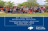 ST. ANDREW’S EPISCOPAL SCHOOL · The Search Group | Carney, Sandoe & Associates 1 Founded in 1947, St. Andrew’s Episcopal School is an independent, college preparatory school