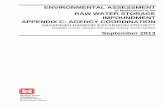 ENVIRONMENTAL ASSESSMENT RAW WATER ......August 21, 2013 GA DNR CRD Concurrence Letter - CZM Consistency .....26 District Response to GA DNR CRD .....27 August 22, 2013 …