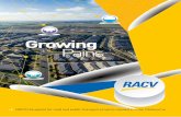 2018 RACV Growing Pains Brochure...Maribyrnong outer Melbourne for success, RACV has developed its Growing Pains plan for 2018. A great place to live Melbourne’s outer suburbs are