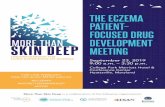 THE ECZEMA PATIENT– FOCUSED DRUG DEVELOPMENT MEETING · More Than Skin Deep is a collaboration of the following organizations: THE ECZEMA PATIENT– FOCUSED DRUG DEVELOPMENT MEETING