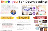 Thank you for Downloading! - The Kindergarten …...©The Kindergarten Connection Thank you for Downloading! Hey teacher friend! I hope you find this resource helpful. Our goal at