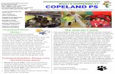 Copel a n d Goes COPELAND PS - All Schools · Copel a n d Goes Sol a r ! W eek of June 19th: lost and f ound it ems must be picked up by t he end of t he week anyt hing lef t will