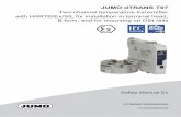 JUMO dTRANS T07 · EN 60079-0 2012+A11:2013 EN 60079-11 2012 Anerkannte Qualitätssicherungssysteme der Produktion Recognized quality assurance systems of production / Systèmes de