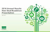 2016 Annual Results Non-Deal Roadshow Presentationen.chongto.com/wp-content/uploads/2017/04/2016-Annual... · 2017-10-25 · 2016 FY financial highlights •Delivered strong topline