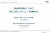 NATIONAL GHG INVENTORY OF TURKEY … · Turkey’s total greenhouse gas (GHG) emissions, excluding the land use, land use change and forestry (LULUCF) sector, were estimated to be