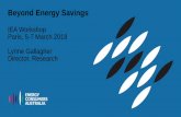 Beyond Energy Savings · 2019-11-27 · Going beyond energy savings What is needed to make the framework robust for policy makers We need to understand benefits that could be of greater