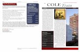 COLETrain Vice-President’s Corner COLETrain · The Inside Track to the Houston Cole Library Vol. 6 No. 2 Spring 2008 Nuttall wins Emmy ... get into music to ‘make it,’ but we