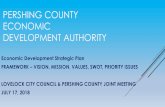 PERSHING COUNTY ECONOMIC DEVELOPMENT AUTHORITY de… · VISION STATEMENT CREATING A VIBRANT AND PROSPEROUS COMMUNITY WHERE BUSINESS AND INDUSTRY THRIVE. Mission is current state –