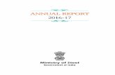 Chapter Page No. - Ministry of Steel Report (English)_0.pdf · Steel Authority of India Ltd. has undertaken Modernisation & Expansion of its integrated steel plants at Bhilai, Bokaro,