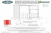 Model: AOGC15081FKFD Assembly Instructions CONCRETE SLAB ...… · ORGANIC GARDEN CO. ASSEMBLY INSTRUCTION - MODEL: AOGC15081FKFD 13/10/16 PAGE 1 1620mm FRONT: 1.52m SIDE : 0.78m