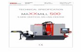MAXXMILL 500 - EMCO€¦ · small or medium amount of production numbers. It is the perfect machine for job shops, industrial businesses (automobile vendors), general mechanical engineering