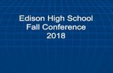 Edison High School Fall Conference 2018 Fall Conference 2018. FUNDRAISER Total Funds (The Leukemia and