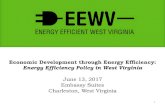 Economic Development through Energy Efficiency: Energy ... · Economic Development through Energy Efficiency: Energy Efficiency Policy in West Virginia June 13, 2017 Embassy Suites