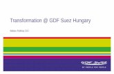 Transformation @ GDF Suez Hungary - itSMF · 2016-11-28 · Result of trasformation brings 10% saving on same scope 2013 scope of activity. 2014 additional scope. 2013 Shadow IT consolidation.