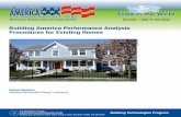 Building America Performance Analysis Procedures for ... · XPS extruded polystyrene . viii . Building America Performance Anal ysis Procedures for Existing Homes . Background . Because