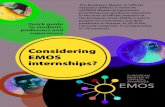Considering EMOS internships?...Statistics (EMOS) is network of EMOS Master programmes providing post-graduate education in the area of official statistics at the European level. EMOS