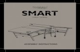ASSEMBLY INSTRUCTIONASSEMBLY INSTRUCTIONS€¦ · ASSEMBLY The Teqball Smart table must be assembled by at least two adults following the numerical order of the assembly instructions.