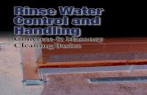 Rinse Water Control and Handling - Prosoco · straight lime or baking soda to soil, or adding aqueous solutions to captured rinse water. Baking soda (sodium bicarbonate) is often