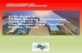 27th Annual TFMA Spring Conference 17, 2015 The Westin ... · Visit the TFMA website for up to the minute updates on the conference! REGISTER ONLINE AT The easiest way to register!