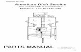 EFFECTIVE: April, 2014 American Dish Servicetcdparts.com/manuals/ADS-LTEMP-AF-MODEL-07142016135053.pdfReq. Description 1 085-6628 1 Upper Spray Base, SS, Thumbscrew Type 1A 085-6626