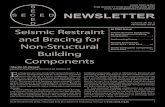 S ISSN 0967-859X THE SOCIETY FOR EARTHQUAKE AND CIVIL ... · ASCE 7-10 (referred to by IBC 2012) has a specific section for seismic requirements of non-structural components and provides