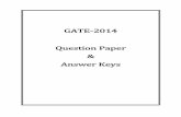 GATE-2014 Question Paper Answer Keysthegateacademy.com/files/wppdf/GATE-2014-–-Electrical-Engineerin… · |z-1| = 1, is (A) −πi (B) 0 (C) πi (D) 2πi [Ans. C] 27. The mean
