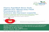 AgeWell New York · HPMS Approved Formulary File Submission ID 17397, Version Number 13 Il presente prontuario è aggiornato alla data 08/01/2017. Piano AgeWell New York (Medicare-Medicaid)