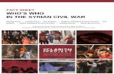 WHO’S WHO IN THE SYRIAN CIVIL WARqb5cc3pam3y2ad0tm1zxuhho-wpengine.netdna-ssl.com/wp... · IN THE SYRIAN CIVIL WAR . WHO’S WHO IN THE SYRIAN WAR FACT SHEET Founded in 2006, Clarion
