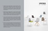 design — Simon Pengelly · Designed by Simon Pengelly, UNNIA is an extensive collection of chairs, armchairs, stools and benches with a unique concept of colour and finish combinations.