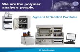 Agilent GPC/SEC Portfolio ... Agilent GPC Instrumentation Portfolio Agilent PL-GPC 50 Ambient to 50