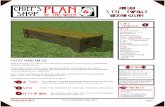 Simple Woodworking: Rustic Bench - WordPress.com€¦ · Want more Chief's Shop plans? Visit chiefsshop.com and look through the Plans section. Be sure to "Like" Chief's Shop on facebook