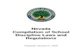 Nevada Compilation of School Discipline Laws and Regulations · 2019-09-19 · Introduction This compilation presents school discipline-related laws and regulations for U.S. states,