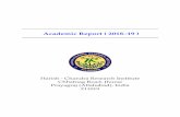 Academic Report ( 2018–19 )anlweb/Academic-Report-2018-19.pdf · Prof. Shrikhande was followed by Prof. H. S. Mani who took over as the Director in January 1992. With his joining,