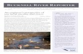 BUCKNELL RIVER REPORTER · Bucknell River Mechanics class; Brian Charland ‘ 13, Akmal Daniyarov ’12, Emily Guillen ’13, Bill Prendeville ’13, Emily Liggett ‘ 12, and Matt