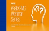 #askKPMG Webinar Series...M: +44 (0)7781 128830 amancini@kpmg.com Isabel Zisselsberger Head of Financial Management and Customer & Operations KPMG Hong Kong isabel.zisselsberger@kpmg.com